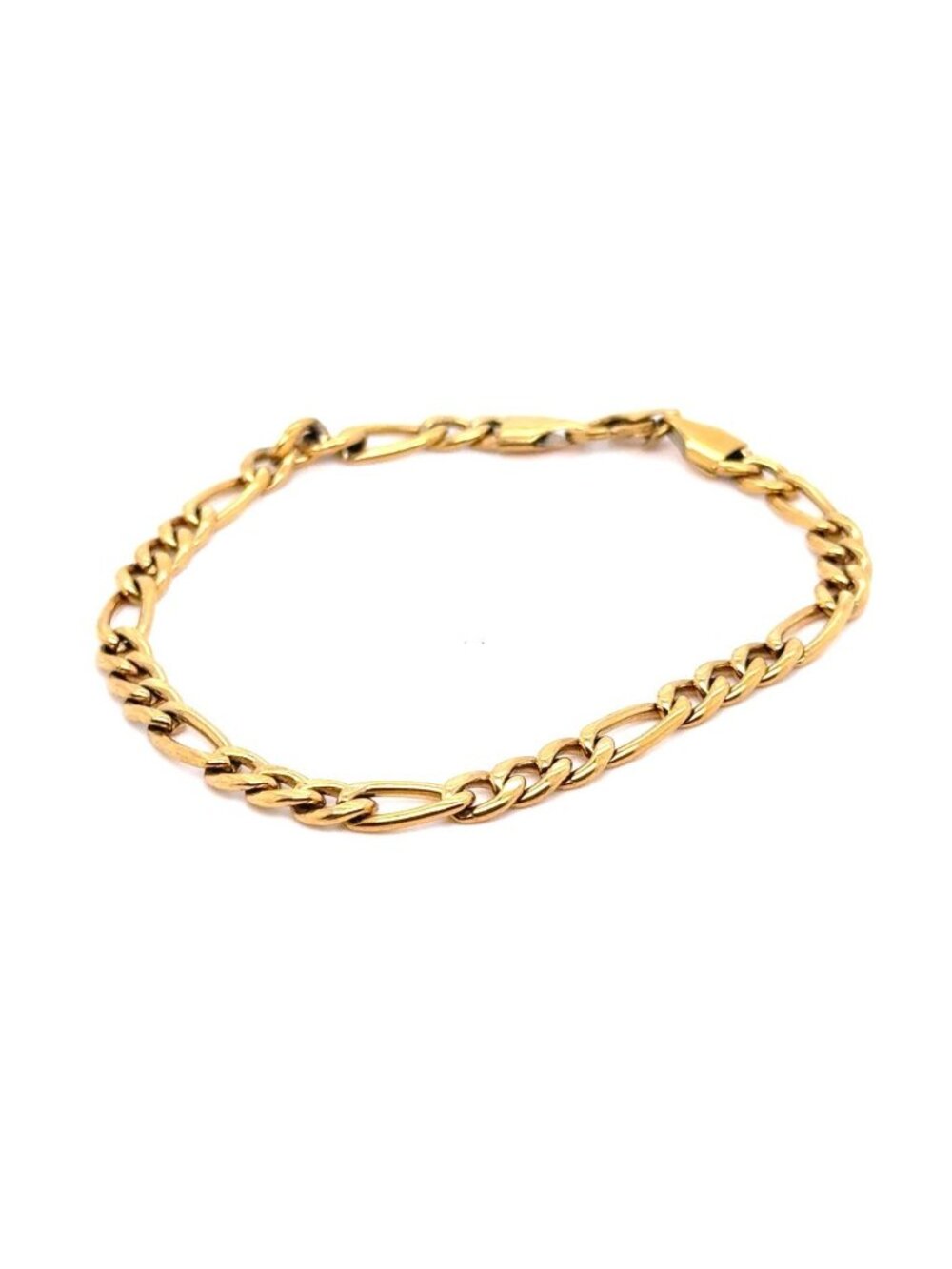 S.Steel Figaro Bracelet (d)
